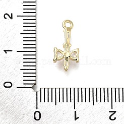 Pendentifs en laiton zircon cubique pavé&nbsp;KK-Q048-26G