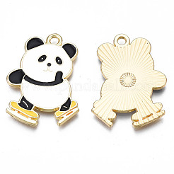 Crémaillère placage pendentifs en émail d'alliage&nbsp;ENAM-N055-043
