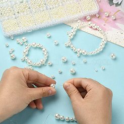 Kit de diy para hacer pulseras de perlas de imitación&nbsp;DIY-YW0008-13