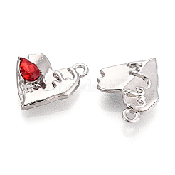Pendentifs en alliage avec strass&nbsp;FIND-N008-10P