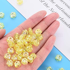 Perles en acrylique transparente&nbsp;MACR-S373-06-C07