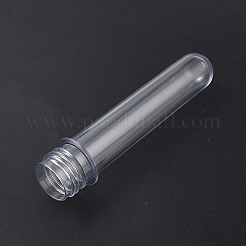 Transparente PET-Perlenbehälter in Tubenform&nbsp;FIND-WH0199-240