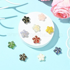10pcs 10 Farben handgemachte Bunte Malerei-Perlen&nbsp;LAMP-CJ0002-84