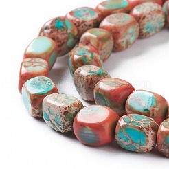 Regalite naturelle / jaspe impérial / perles de jaspe de sédiments marins&nbsp;G-Z008-01D