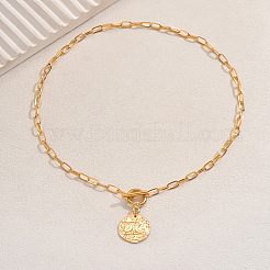 Elegante Messing Stern Mond Anhänger Büroklammer Kette Halsketten für Frauen&nbsp;TP5799