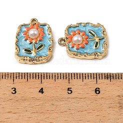 Pendentifs en acier inoxydable 304 émaillés&nbsp;STAS-I371-09G-02