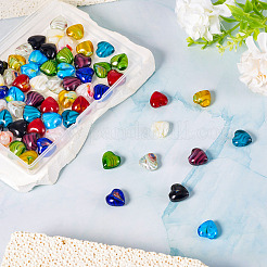 66 Stück 11 Farben Millefiori Glasperlenstränge&nbsp;GLAA-TA0012-35