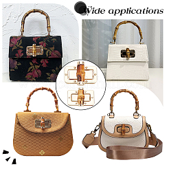 4 Stück 2 Stil Legierung Tasche Twist Lock&nbsp;FIND-WR0008-04