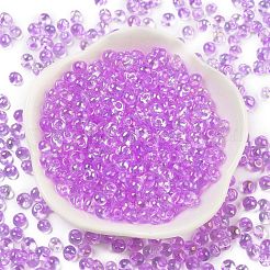 6/0 perles de rocaille en verre à franges de couleurs intérieures&nbsp;SEED-A034-03B