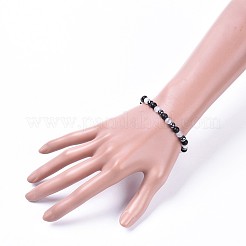 Stretch-Armbänder für Katzenaugen&nbsp;BJEW-JB04591-01