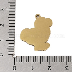 201 Edelstahlanhänger&nbsp;STAS-C095-27G