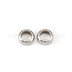 Perles à écraser en acier inoxydable 304&nbsp;LS-STAS-WH0029-06D-01