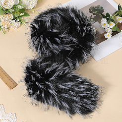 1 pièce de garniture en fourrure artificielle chenille pour la couture et la décoration artisanale&nbsp;FIND-GF0008-45C