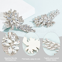 4 stücke kristall strass ornament zubehör&nbsp;DIY-FG0010-09