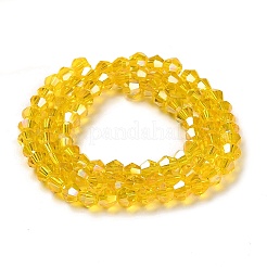 Trasparenti perle di vetro placca fili&nbsp;EGLA-A039-T4mm-B22