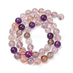 Brins de perles de quartz super sept naturelles&nbsp;GG-CBAA8F4-A03-8mm