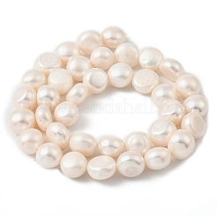 Brins de perles de culture d'eau douce naturelles&nbsp;PEAR-P064-19I-04D