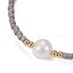 Nylon regolabile bracciali intrecciati cavo di perline&nbsp;X-BJEW-P256-B01
