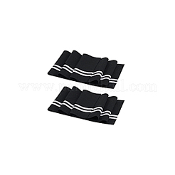 2 Stück elastischer Polyester-Rippstoff für Bündchen&nbsp;AJEW-BC0007-93