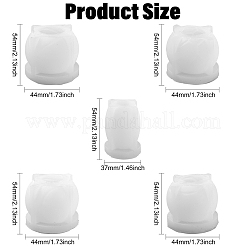 5 Stück 5 Stile handgefertigte 3D-Sportball-Motive&nbsp;ST-CJ0043-028