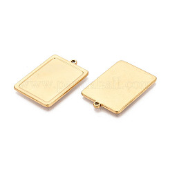 Cabochon-Fassungen für Anhänger aus Edelstahl 304&nbsp;STAS-N108-77G