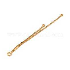 Chaîne à maillons Boston en laiton avec gros pendentifs à pompon&nbsp;KK-G510-06G