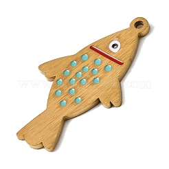 Pendentifs en émail en acier inoxydable&nbsp;STAS-I065-01G-01