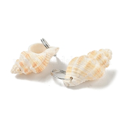 Natürliche Spirale Shell Anhänger&nbsp;SHEL-K006-68C