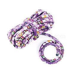 Cordon en polyester imprimé floral ethnique de 5 m&nbsp;OCOR-TA0003-94A