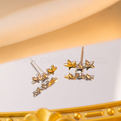 Boucles d'oreilles à tige en acier inoxydable 304 pour femmes&nbsp;WGCB6F5-01