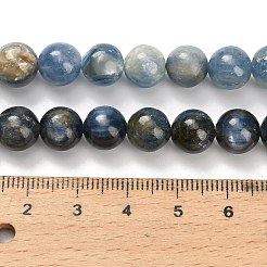 Natürliche kyanite Perlen Stränge&nbsp;G-H335-B06-9mm