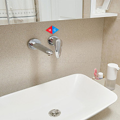50 selbstklebendes Acrylschild „Heißes kaltes Wasser“ für das Badezimmer&nbsp;AJEW-BC0010-07