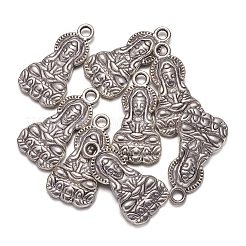 Pendente in lega stile tibetano&nbsp;PALLOY-K1363-AS-NR