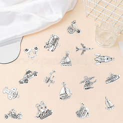 80 pièces 16 styles pendentifs en alliage de style tibétain&nbsp;FIND-BM0001-44