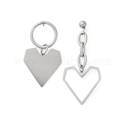 Boucles d'oreilles à tige en acier inoxydable 304&nbsp;EJEW-Z089-14P
