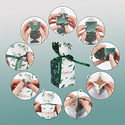 Scatole di caramelle di carta rettangolari&nbsp;CON-WH0084-02