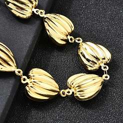 304 Edelstahl-Gliederarmbänder für Damen&nbsp;BJEW-P354-04B-G