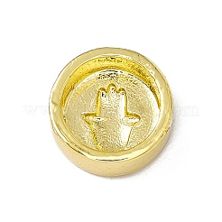 Vere perle smaltate in ottone placcato oro 18k&nbsp;KK-F814-05G-M