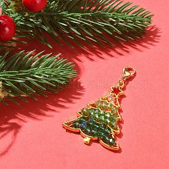 Große Anhängerdekoration aus Legierung mit Weihnachtsthema&nbsp;HJEW-JM01060