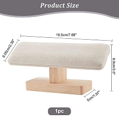 Présentoirs de bracelet en t-bar en faux daim en bambou&nbsp;BDIS-WH0002-07B