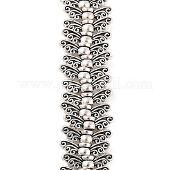 Stile tibetano fili di perline lega ala&nbsp;X-TIBEB-O007-22-LF