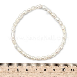 Stretch-Armbänder mit natürlichen Süßwasser-Zuchtperlen für Damen&nbsp;BJEW-JB13706