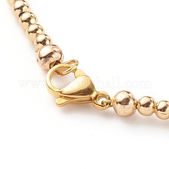 Collares con colgante de concha de agua dulce natural con letras&nbsp;NJEW-JN03421-01