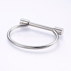 Anlaufgeschützte Armreifen aus 304 Edelstahl&nbsp;X-BJEW-P222-14P