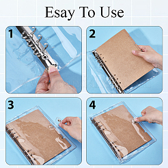 Couverture de cahier à feuilles mobiles en pvc&nbsp;AJEW-CP0011-70A