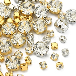 4 Stil Strass aufnähen&nbsp;KK-FS0001-08