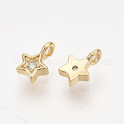 Encantos de latón&nbsp;KK-T038-554G-NF
