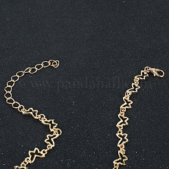 Einfache und Retro-Stil Legierung Schmetterling Gliederkette Halsketten für Frauen&nbsp;FS-WG0AD9D-01