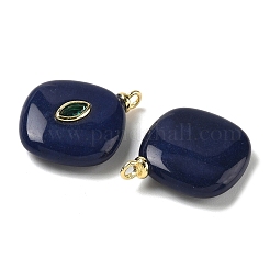 Gefärbt natürliche weiße Jade Anhänger&nbsp;G-H328-06G-B15