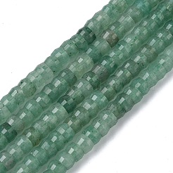 Natürliche grüne Aventurin heishi Perlenstränge&nbsp;G-A299-A01-01